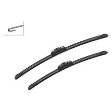 AR531S Bosch AeroTwin Viskerblade forrude (sæt) AR531S Bosch AeroTwin Viskerblade forrude (sæt)