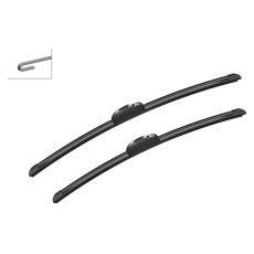 AR551S Bosch AeroTwin Viskerblade forrude (sæt) AR551S Bosch AeroTwin Viskerblade forrude (sæt)