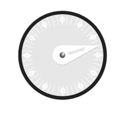 Selvklæbende parkeringsskive Selvklæbende parkeringsskive