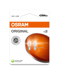 Osram Pinol W1,2W pære 2stk. Osram Pinol W1,2W pære 2stk.