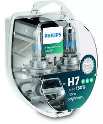 Philips X-tremeVision Pro150 H7 2 stk. Philips X-tremeVision Pro150 H7 2 stk.