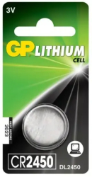 GP Battery CR2450 1 stk. til Saphe eller ParkOne GP Battery CR2450 1 stk. til Saphe eller ParkOne
