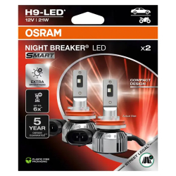 Osram H9 LED Night Breaker SMART- ECE godkendt (2 stk.) Osram H9 LED Night Breaker SMART- ECE godkendt (2 stk.)