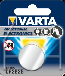 CR2025 Varta lithium batteri CR2025 Varta lithium batteri