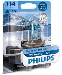 Philips Whitevision Ultra H4 1stk